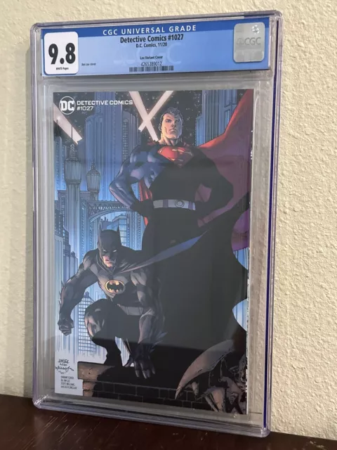Detective Comics #1027 CGC 9.8 DC Jim Lee Batman Superman Variant 1st Print Mint