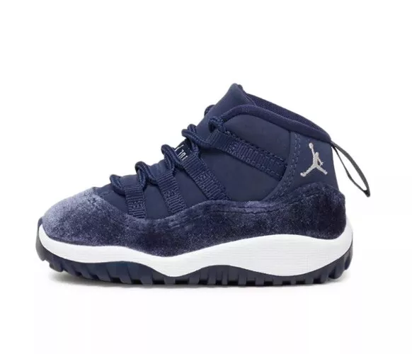 Toddler's Jordan 11 Retro Midnight Navy/Metallic Silver (DO3856 441)