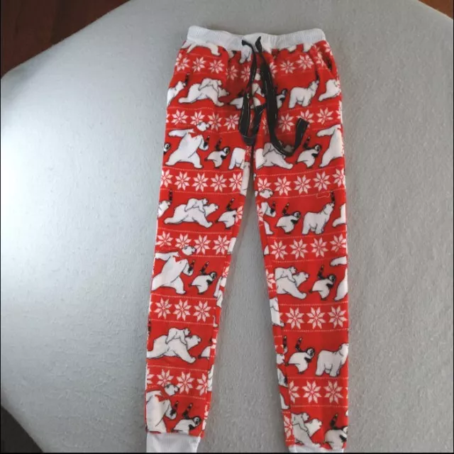 Coca cola polar bear pajama 2025 pants