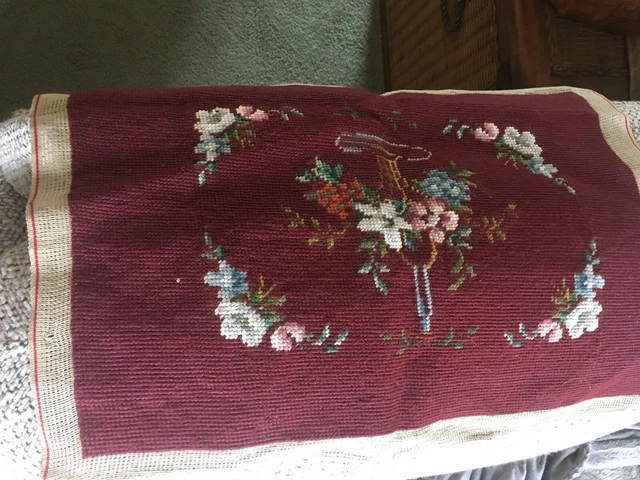 SUPER KEEN Vintage Aguja Floral - TERMINADO - NECESITA MARCO