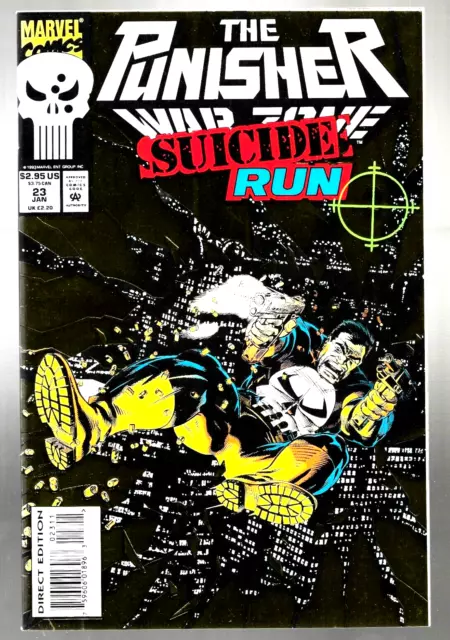 Punisher War Zone #23 Marvel Comics 1993 VF+