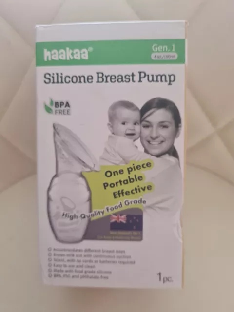 Haakaa manuelle Milchpumpe ohne Saugfuß Brustpumpe Muttermilch abpumpen Stillen
