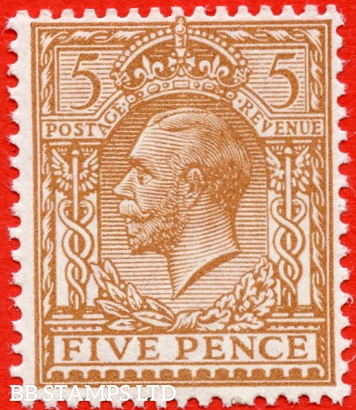 SG. 381 variety N25 (UNLISTED). 5d Pale Bright Reddish Brown. A fine UNMO B67664