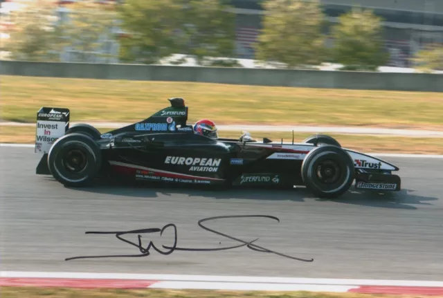 Justin Wilson "Minardi" Autogramm signed 14x21 cm Bild