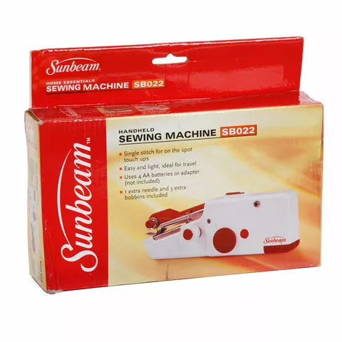 New Sunbeam Portable Cordless Handheld Sewing Machine sb022