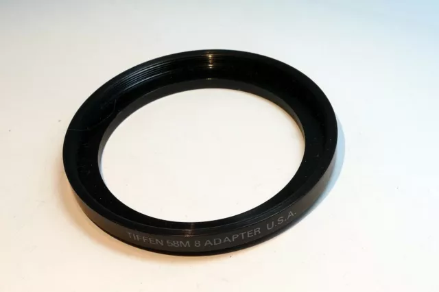 58mm OD Lens Adapter Step up ring for series VIII 8 filter holder 2 5/8" 2