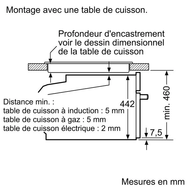 Siemens Four combiné mo intégrable 45l pyrolyse inox/noir 3