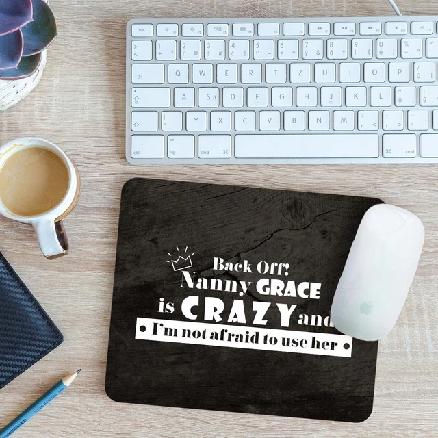 British Humor Mousepad With Wrist / Funny Anchor Desk Mat - View #3