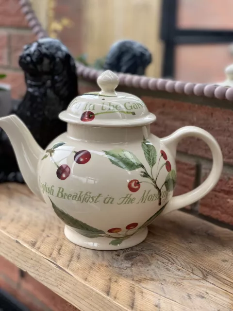 Rare Emma Bridgewater Large Kitchen Garden Teapot