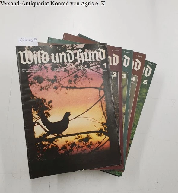 Wild und Hund : 83. Jahrgang 1980 - 1981 : Heft 1-26 ohne Heft 17 und 18; Verlag