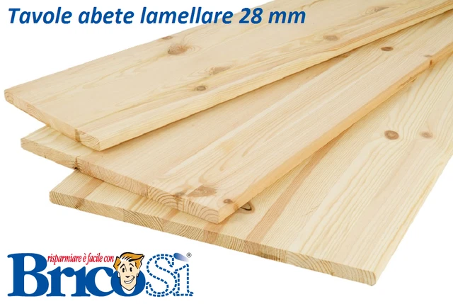 Pannello Lamellare In Abete Giallo Per Casseforme - Varie Lunghezze 50-300 Cm, Larghezza 50 Cm