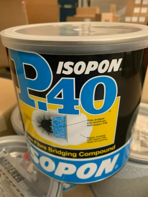 U-POL Isopon P40 Fibre Glass Compound Bridger 1.85 Ltr P40/4