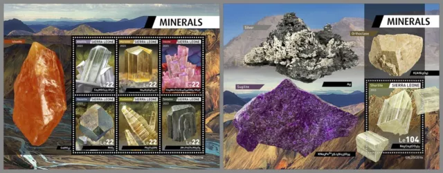 SIERRA LEONE 2023 MNH ** Mineralien Minerals #201