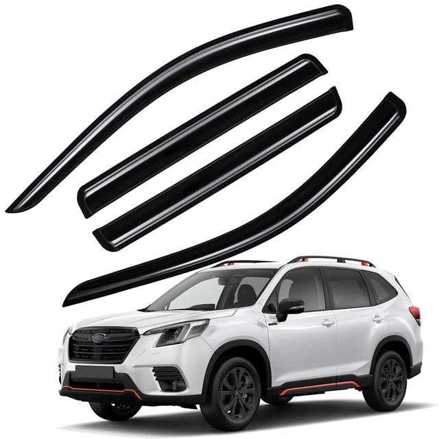 Sun Rain Guard Window Visor Vent Shade Waterproof for 2019-2023 Subaru Forester