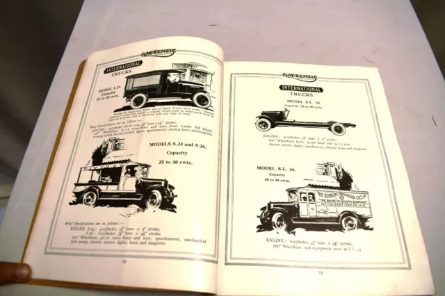 Vintage Gmckinsey & Company General Accessori Catalogo Auto Camion Olio Adver "