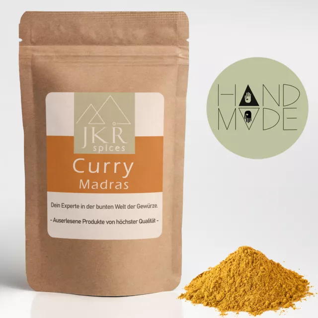 500g Curry Madras scharfes Currypulver Madras Gewürzmischung Indisches Curry