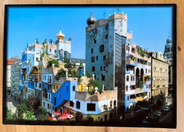 AK "Hundertwasser"-Haus in Wien Großkarte ca. A 5 Friedensreich Hundertwasser