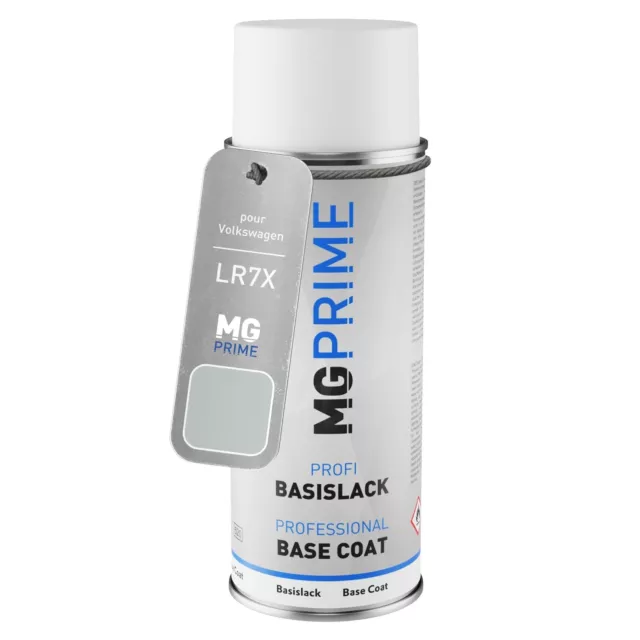 Peinture Voiture Aérosol de base pour Volkswagen VW LR7X C6 Moonsilber Metallic