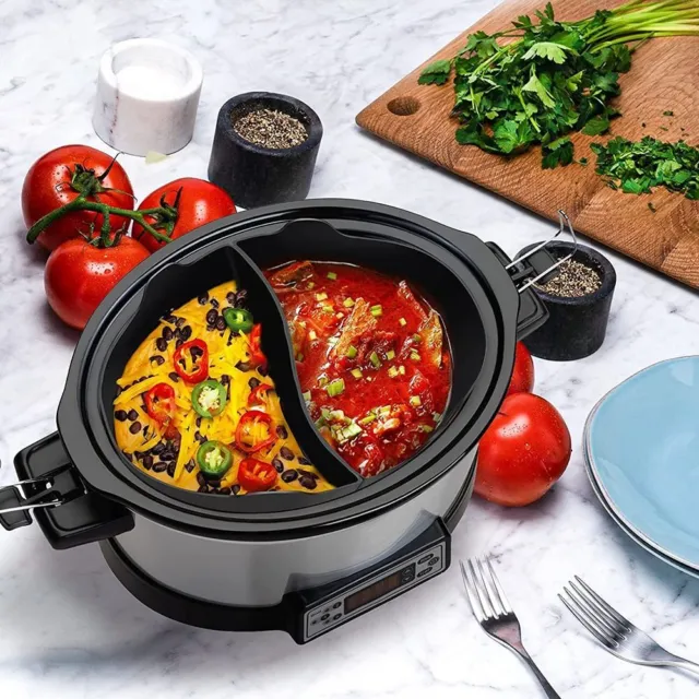 ACCESSORIES KITCHEN SILICONE Insert Slow Cooker Divider Cooking Liner  CrockPot $21.46 - PicClick AU