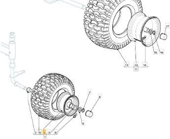 Cuscinetto Mozzo Trattorino T7410998 : (Martano - Foto 11