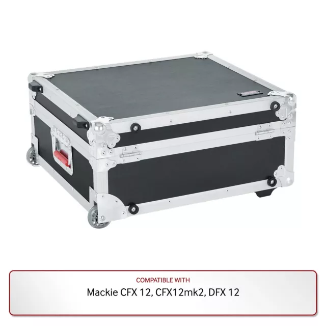 Gator Mixer Road Case for Mackie CFX 12, CFX12mk2, DFX 12
