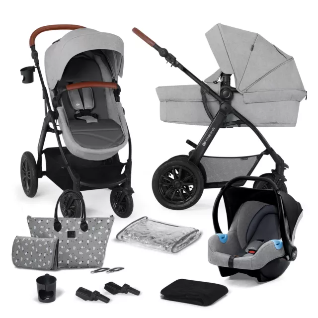 3IN1 KINDERWAGEN Kinderkraft MOOV CT Light Grey  - BIS 22 KG KINDERKRAFT