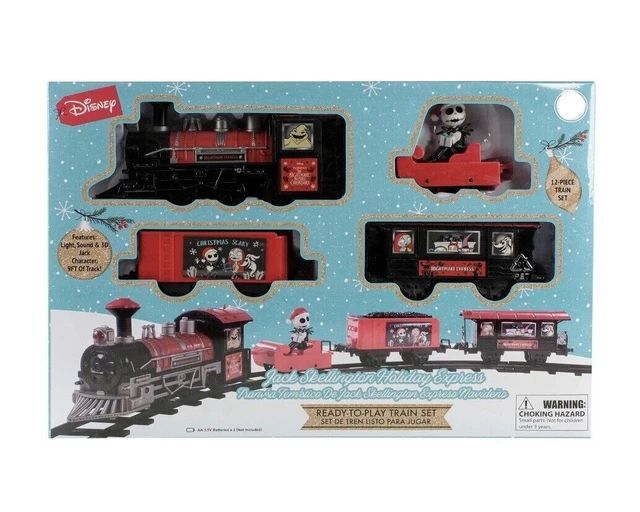 DISNEY THE NIGHTMARE Before Christmas Holiday Express Train Set Jack