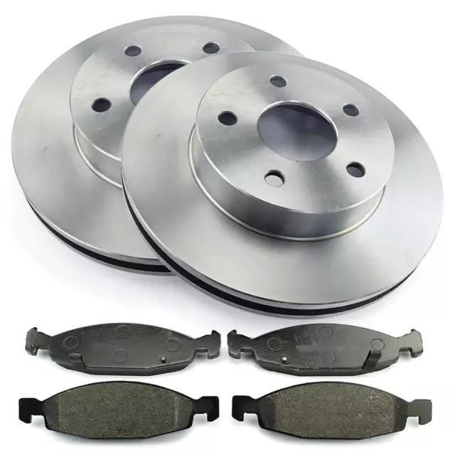 Disques de frein 305 mm ventilés + plaquettes de frein avant pour Jeep Grand Cherokee II WJ 2