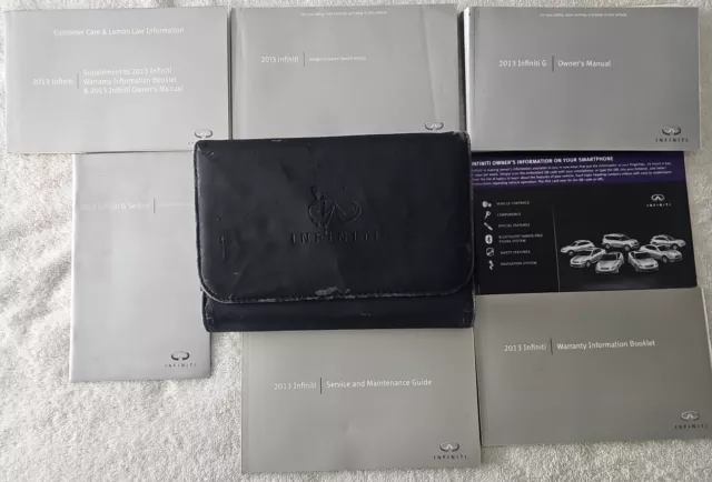 2013 Infiniti G Owner's Manuals