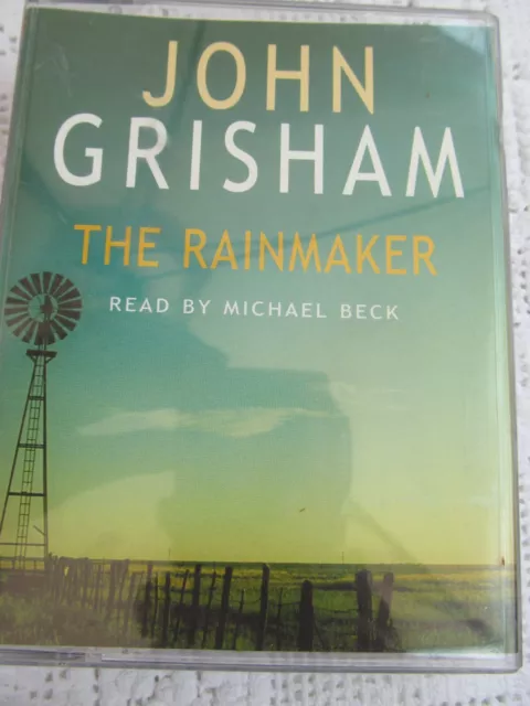 John Grisham THE RAINMAKER Cassette Tape Audio Book Rare UK Find Abridged 1995
