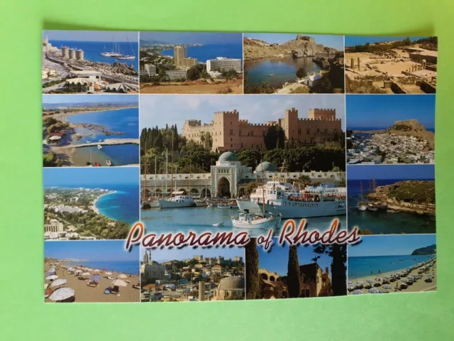 Carte Postale de Crête GF Panorama de Rhodes vues divers