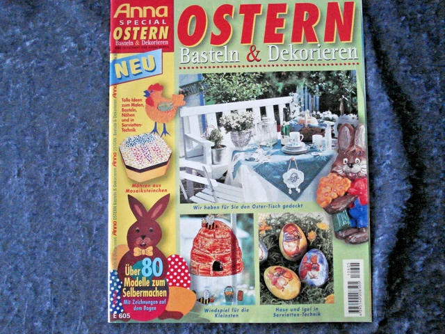 Anna Special Ostern Basteln & Dekorieren WindowColor Serviettentechnik usw. E605