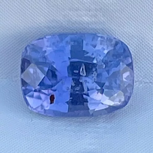 Piedra preciosa suelta corte cojín de zafiro azul natural sin calentar 0,94 quilates certificada