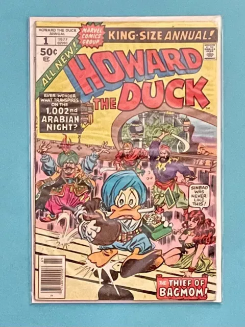 Howard the Duck King-Size Annual #1 - 1977 Marvel - Newsstand - Bronze Age