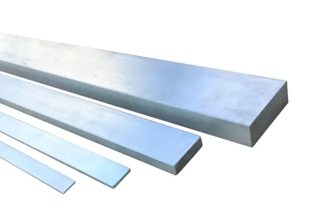 Aluminium Profil Plat Longueur 1000mm (100cm) Barre Plate Arbre Alliage