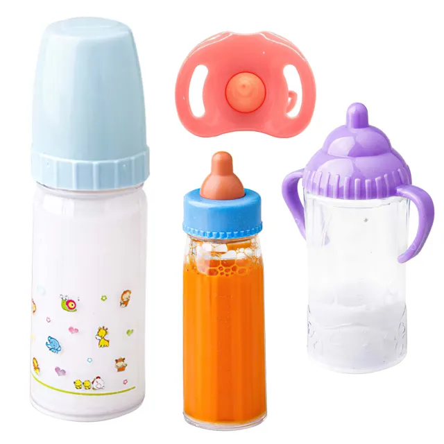Baby Dolls Feeding Bottle Magic Set Disappearing Milk Pretend Play Toy