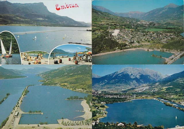 LOT 4 CARTES postales postcards 10x15cm EMBRUN HAUTES-ALPES 2 EUR 2,76 ...