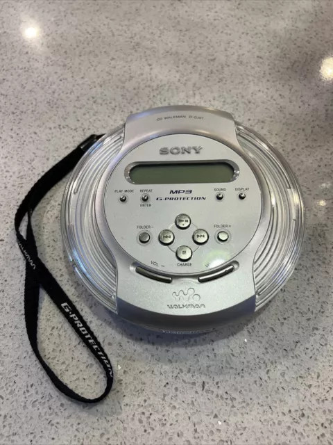 Sony CD Walkman D-CJ01 Discman Portable CD Player - Tested Works