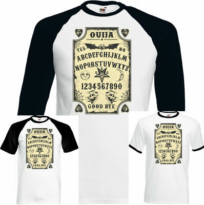 Ouija Board Uomo Halloween T-Shirt Stregoneria Spirit Ghosts Paranormal Spooky
