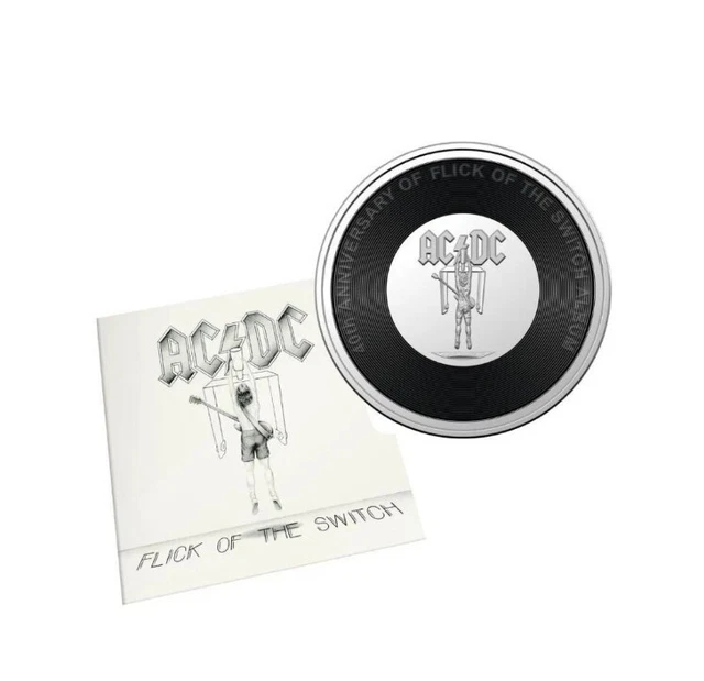 2023 20C COLOURED Uncirculated Coin -AC/DC: 40th anniversary of Flick ...