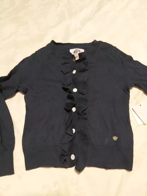 Navy Blue Girls Juicy Couture Cardigan BNWT