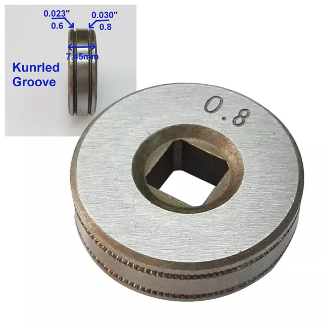 Auto Arc Mig Welder Wire Feed Drive Roller Roll Parts 0 60 8 KunrleGroove