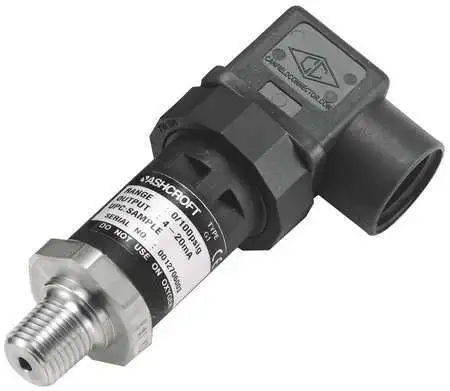Ashcroft G17m0242cd3000# Pressure Transducer,Range 0 To 3000 Psi,