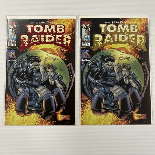 Tomb Raider #10 Gold & Red Foil Variant X2 NM 2000 Dynamic Forces
