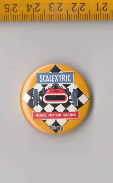 Vintage Scalextric Models Tri-Ang pin badge 1960s Model Motor Racing Slot Cars