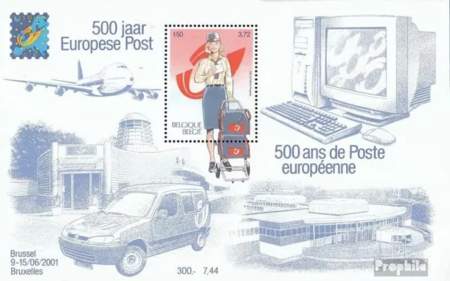 Belgique Bloc 81 (complète.Edition.) neuf avec gomme originale 2001 philatélie