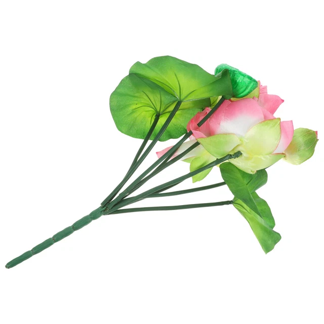 Artificial Lotus Silk Lotus Flower Bouquet Silk Flower Artificial Flower