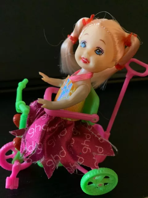 Fashion Barbie Doll Sized Accesorry@@Kelly Doll Sized Tricycle@On Sale Girl Gift