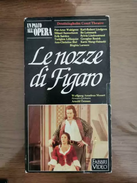 Le nozze di Figaro - W.A. Mozart - Fabbri Video - 1981 - VHS - AR