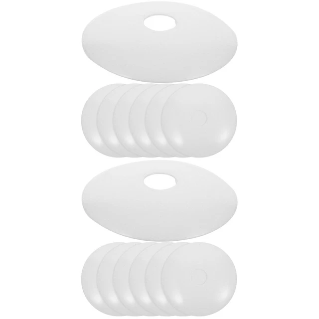 12 Pcs Lamp Cover Table Lamp Gasket Chandelier Base Tray Metal Tray Household